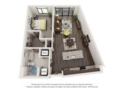 1 Bedroom - 1 Bathroom