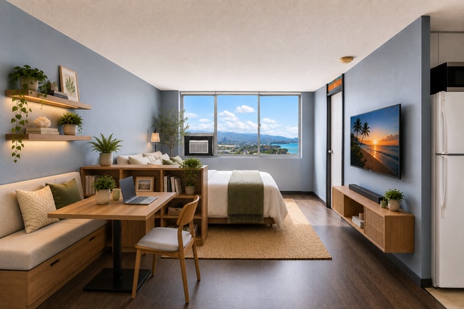 Building Photo - Ocean-View Studio in Century Park Plaza, Pearl City – Steps to Skyline Rail, In-Unit Laundry & As...