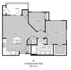 Dalian 151 - B1 - 1 Beds - 1 Baths - 902 Sq. ft.