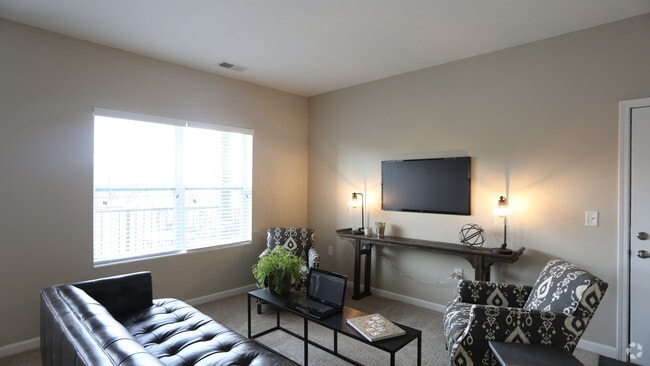 Living Room - 2BR, 2BA - 1,010 SF - The Antrim