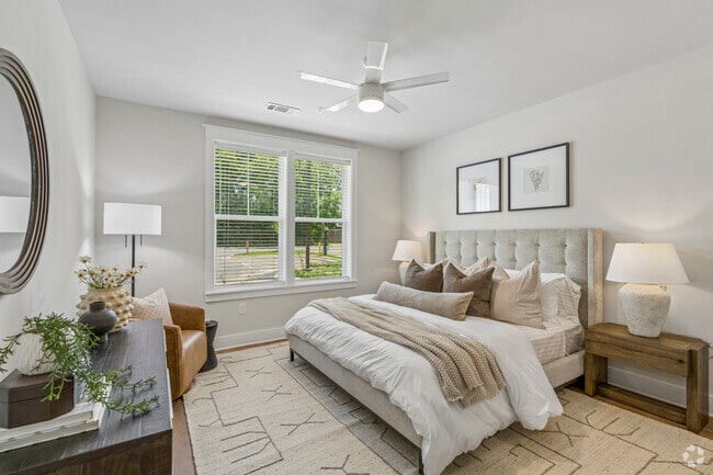 A1 1BR, 1BA - 922SF - Bedroom