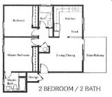 2BR/2BA