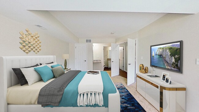 Light-filled spacious bedroom