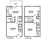 2BR/1BA