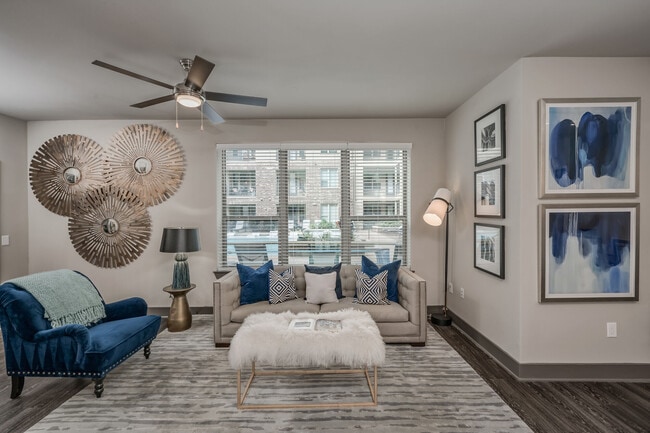 1BD, 1BA + Study - 1065SF - Living Room