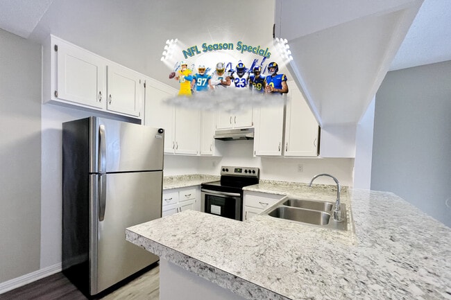 2BD, 2BA - Kitchen - Sycamore Pines Apartments