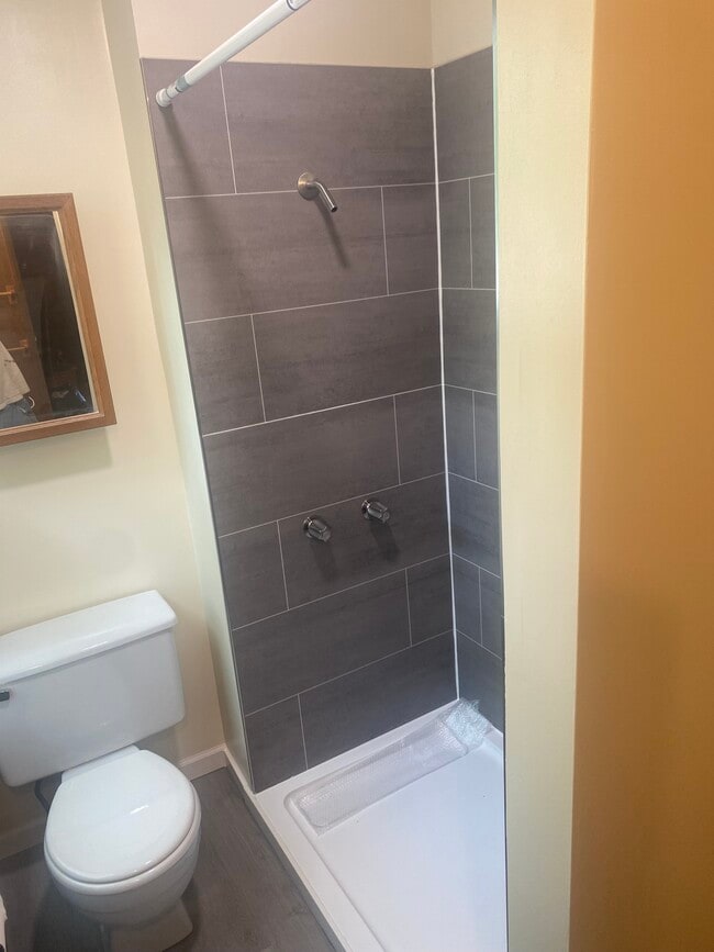 New shower
