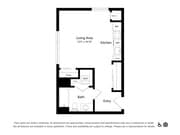 S9F | Studio | 445 SF