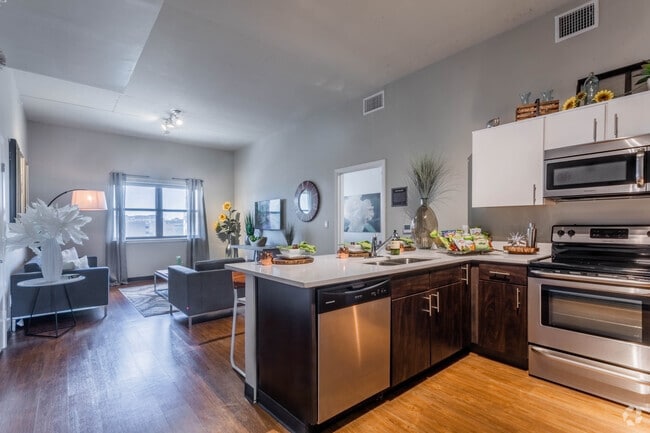 Living Room and Kitchen