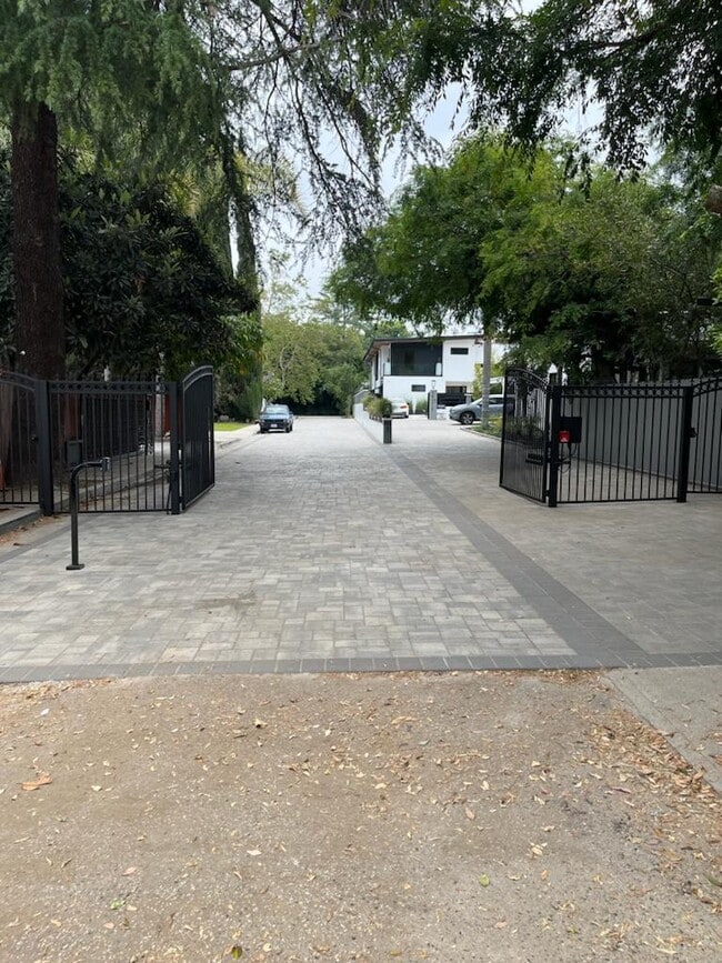 Gate Across Private Street - 3836 Laurel Canyon Blvd