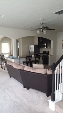 Living Room & Kitchen - 8303 Greys Ln