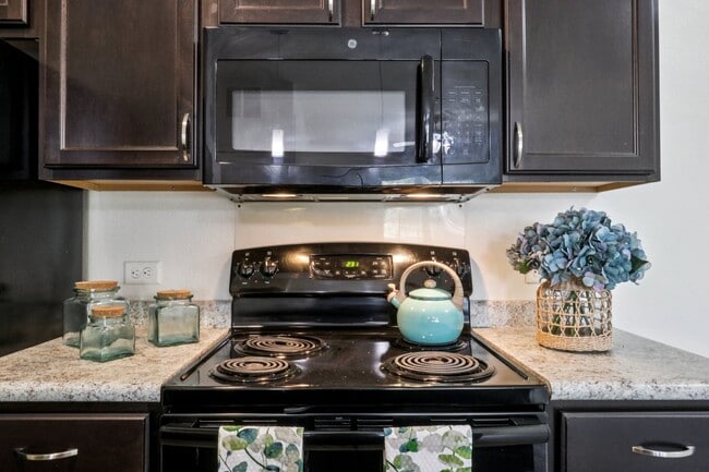 Microwave and Range - Tuckaway Apartment Homes