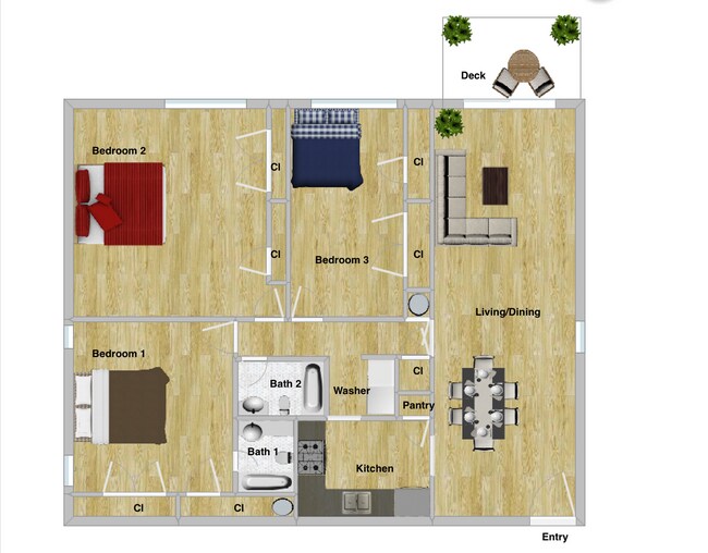 Photo - Top-Floor 3-Bedroom Condo with Beautiful Water Views – North Raleigh Near North Hills