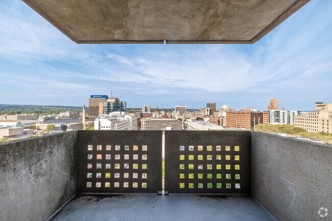 2 habitaciones, 1 baño - 120 m² - Balcón - Jefferson Tower