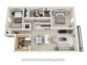 2B - 889 SQ.FT