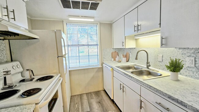 Staged Kitchen - French Quarter Apartments