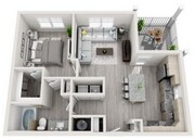 One Bedroom Floor Plan
