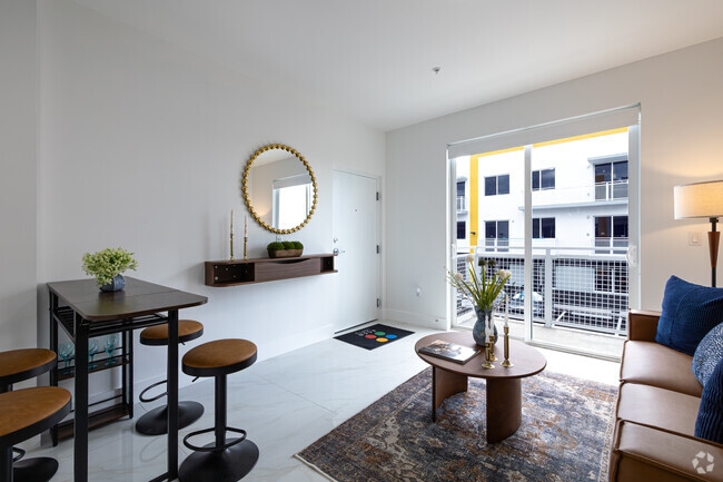 2BR, 2BA - The Ecco 2 - Living Room - Ecco Lofts