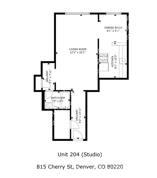 Building Photo - 824 Cherry St Unit 204 Rental
