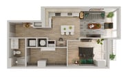 A2 floor plan 400H