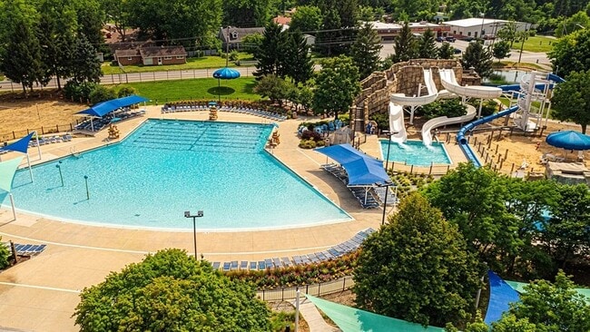 This is the water park, in the park that surrounds LakeView Residences - Lakeview Residences