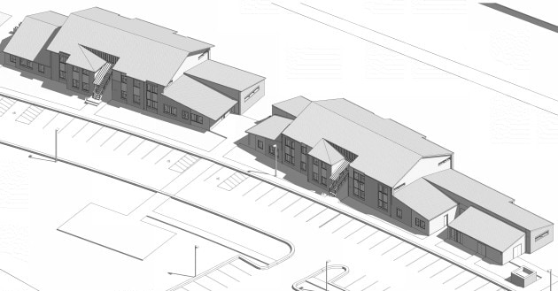 Building Rendering - Zion Woods Apartments