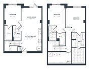 Plano de planta de 3 dormitorios y 3 baños
