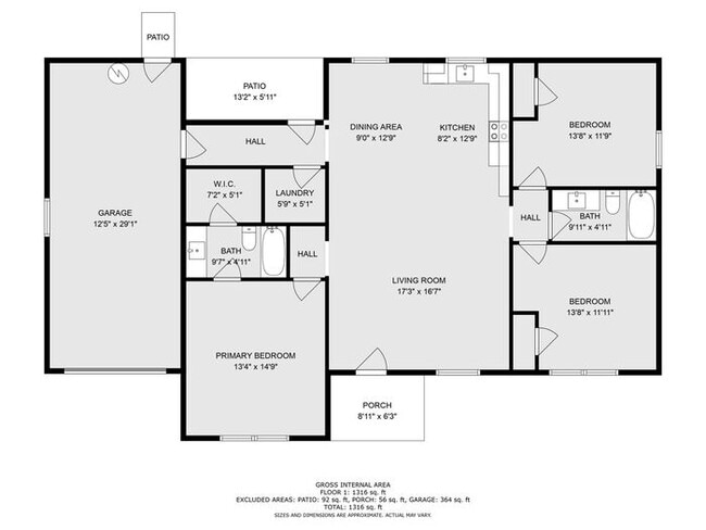 Photo - $1700! Beautiful 3Bed 2Bath in newly built Woodland Circle!