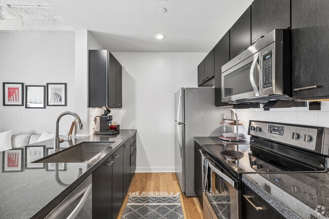 1BR, 1BA - 609SF - Kitchen