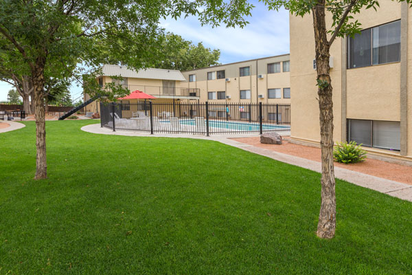 Grass Area - Grand West at Covington Apartments