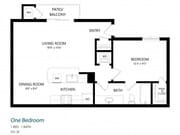 1 Bedroom, 1 Bath