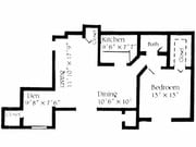 1BR/1BA
