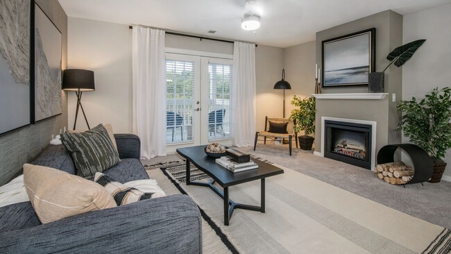 Bask in extra spacious living rooms leading to private patios/balconies, adorned with exquisite fireplaces (in select homes).