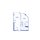 A10 floor plan Watermark at Buzzard Point
