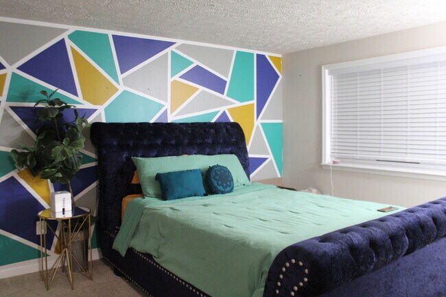 Master Bedroom (Wall can be painted white per request) - 12407 Hickory Tree Way Unit B