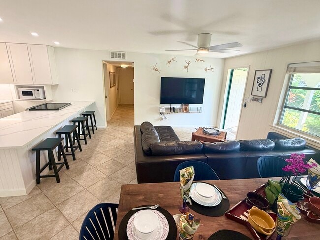 Open Concept Living / Dining / Kitchen Area - cook & visit - 465 8th St N