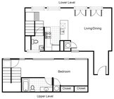 Interurban Building - PA1 - 1.5 Beds - 1.5 Baths - 1083 Sq. ft.