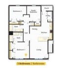 3BR/2BA