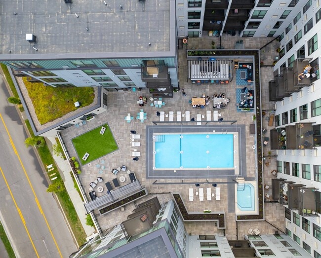 Pool Aerial View