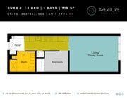 Apertura Euro-I 1 Dormitorio