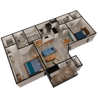 B3 - 2 habitaciones, 2 baños