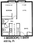 1BR/1BA