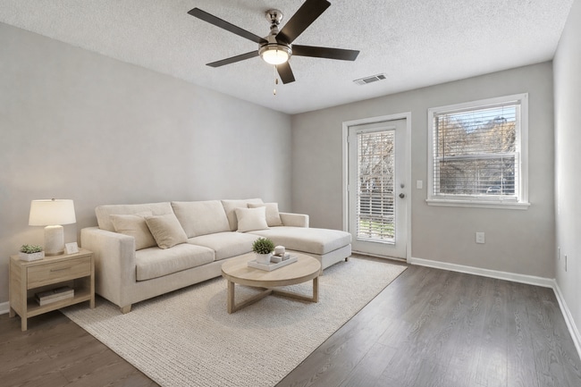 Relax in spacious living areas with room for comfortable seating and entertainment (virtually staged), professionally operated by Highlands Vista Group
