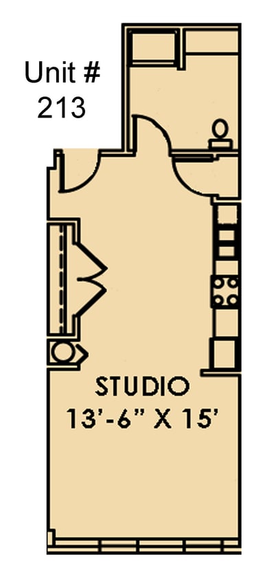 Floor Plan - Kress: Studio