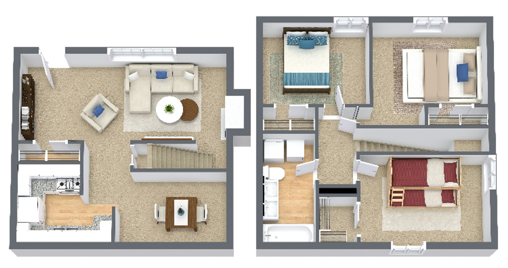 So Many Decorating Ideas for this 1,144 Sq... - So Many Decorating Ideas for this 1,144 Sq... Apartment Unit 441-3