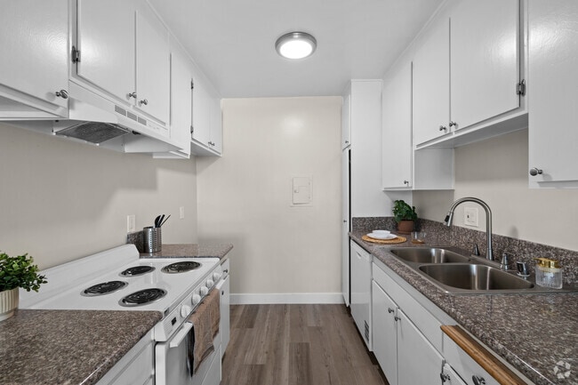 Studio - 504SF - Kitchen - Woodridge Apartments