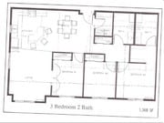 3BR/2BA