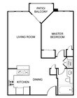 1BR/1BA