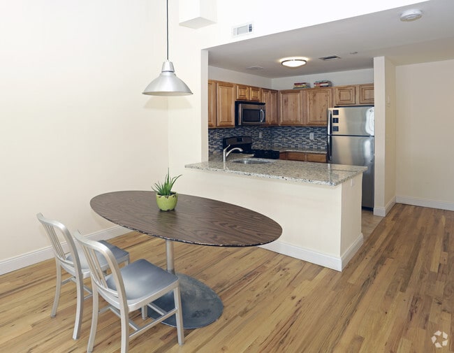 Apt 1 Interior - Dining Area - Silk Mill Lofts