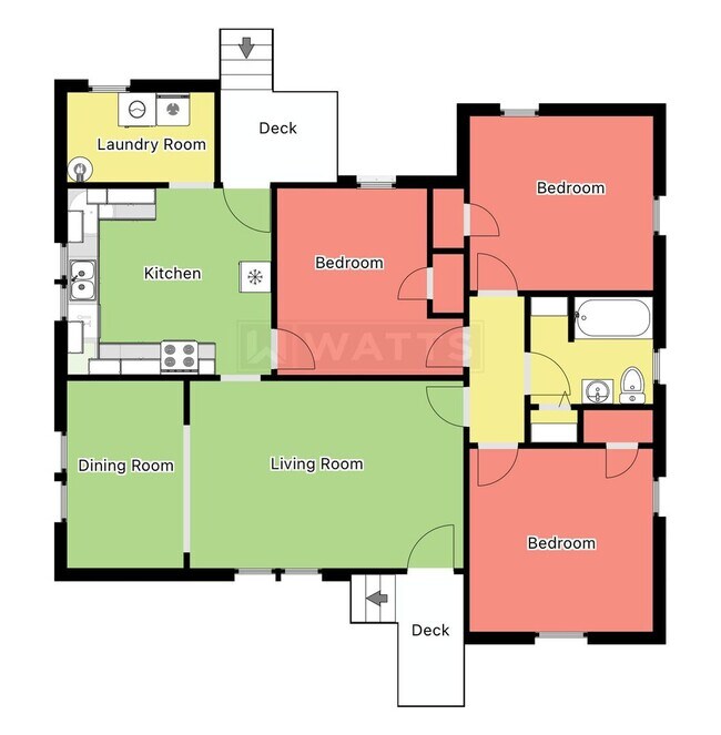 Photo - Renovated 3-Bed, 1-Bath Home in East Lake